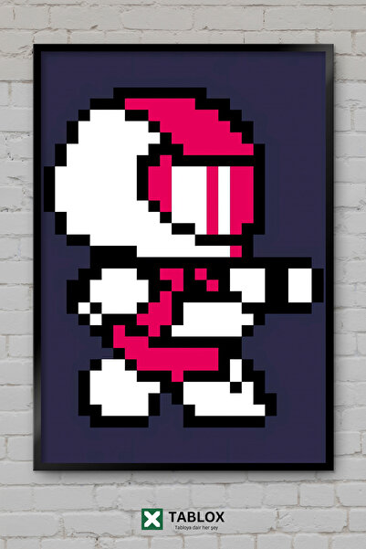 tablomaxtbx Blaster Master Retro Game Βιντεοπαιχνίδι Δράσης με Πλαίσιο Απεικό...