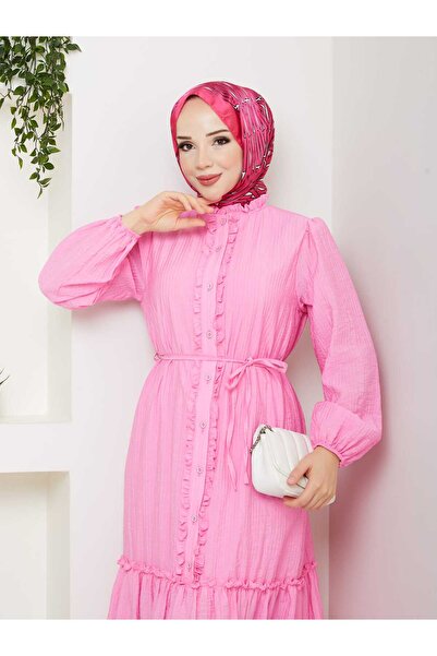 Elbise keten pembe