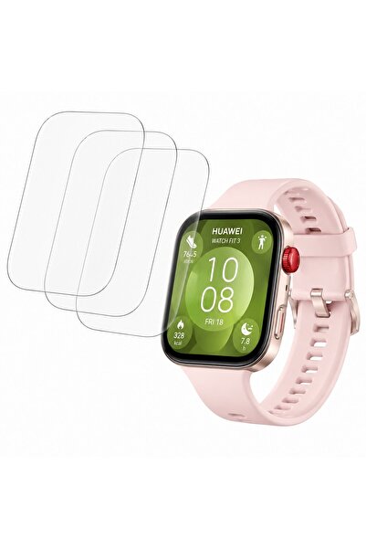 Siena Set de 3 folii de protecție pentru ecran pentru Huawei Watch Fit 3, fle...