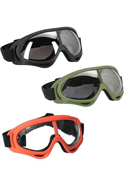 GENERAL 3pcs Kids Safety Glasses,Goggles for Nerf Gun Game, Adjustable Kids S...