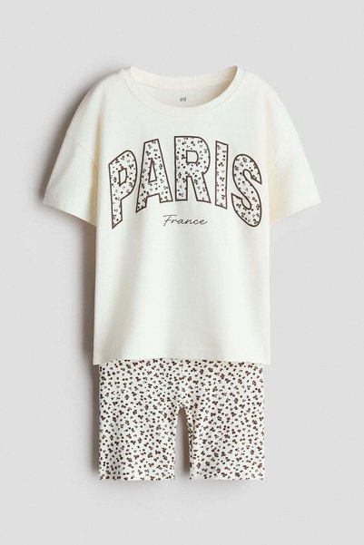 H&M 2-piece cotton jersey set