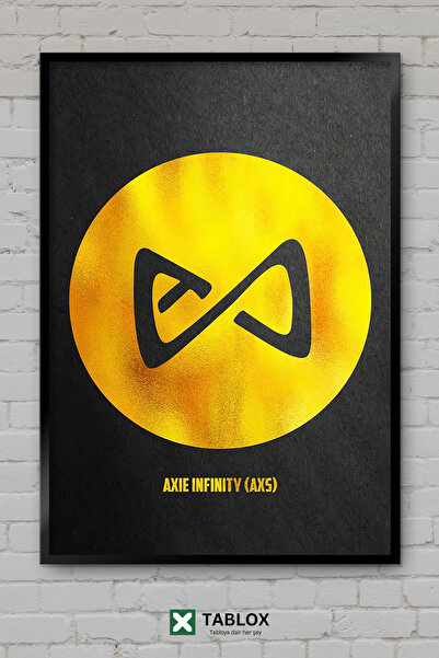 tablomaxtbx AXS Coin Κρυπτονομίσματα Crypto Axie Infinity Blockchain Διακοσμη...
