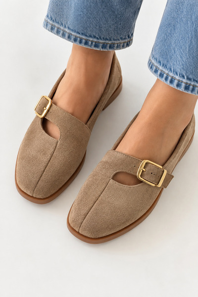 HVZ Exclusive Mink Suede Women's Shoes School, Office Loafer Ergonomic Sole S...