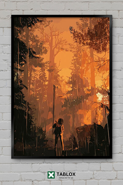 tablomaxtbx Alan Wake Game Gaming Horror Thriller Poster cu aspect de cadru T...