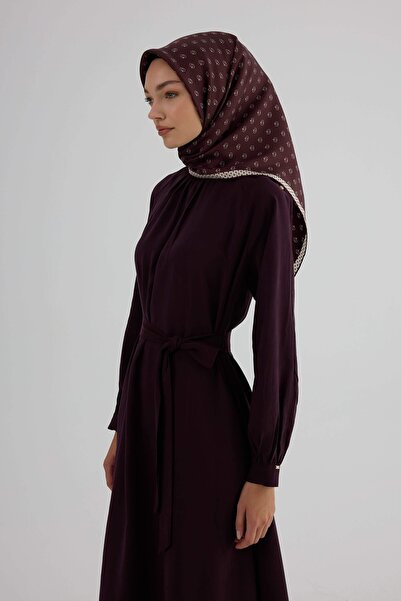 İpekhan Sura Silk Scarf 53005 Dark Brown