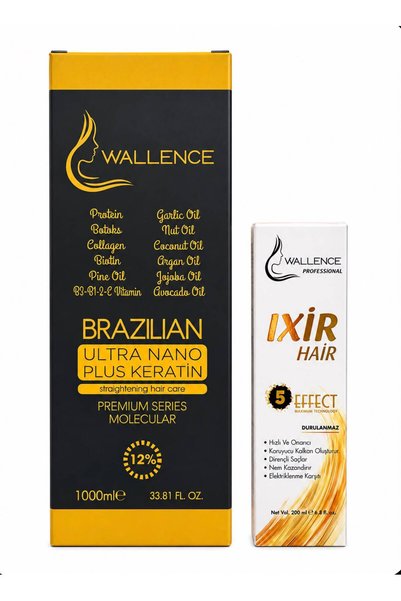 MADAME CANDY nano keratin 1000 ml +saç bakım iksiri 200 ml