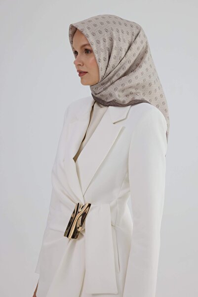 İpekhan Eșarfă din mătase twill 53005 Stone