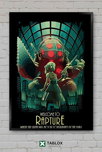 tablomaxtbx Bioshock igra naučna fantastika distopija akcija uokvirena dekora...