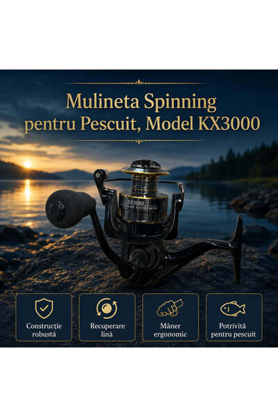FOXMAG24 Μηχανισμός ψαρέματος spinning, Μοντέλο KX3000