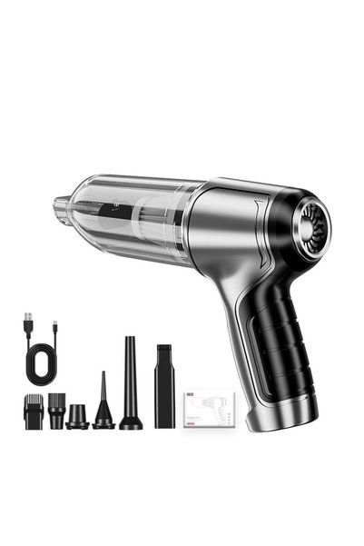 MACWAY 3 in 1 Multi-Use Cordless Car & Office Vacuum Cleaner & Air Duster (Model Hl-107)