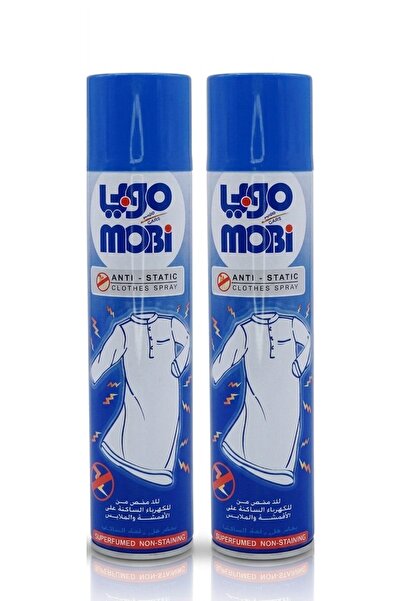Generic Brand بخاخ موبي mobi للتخلص من الكهرباء الساكنة على الملابس 300 مل 2 ...