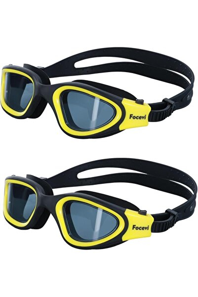 Focevi Clear Swimming Goggles for Men/Women,Anti-Fog Anti-UV Adult Swim Goggl...