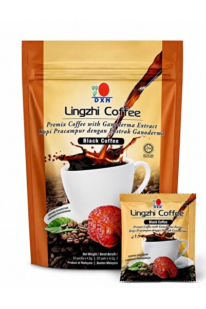DXN LINGZHI BLACK COFFEE 20 packs x 4.5g