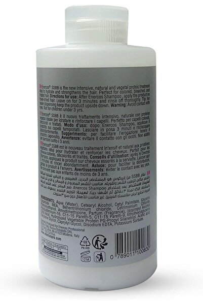 ENERCOS Smart System Bond Builder Hair Conditioner 250ML | Repair & Strengthen Damaged & Chemically Treated Hair | Deep Moisturizing, Anti-Breakage, Smooth & Shine | For All Hair Types