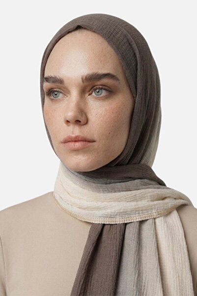 Mooncorn Gradient Muslin Shawl Stone Color