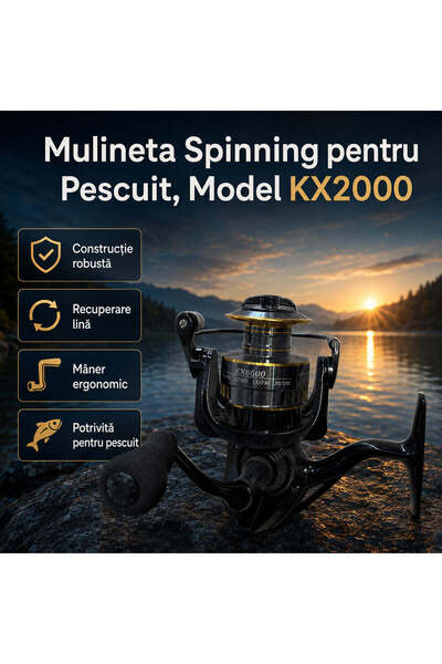 FOXMAG24 Μηχανισμός ψαρέματος spinning, Μοντέλο KX2000