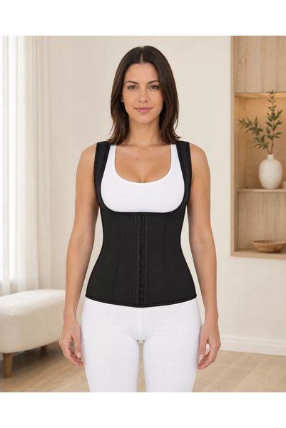 Generic Brand Special Design Women's Sweat-Absorbing Athlete Corset with Blac...