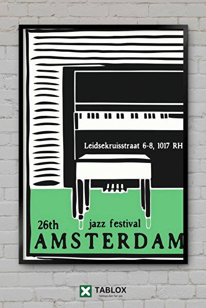 tablomaxtbx Amsterdam Jazz Festival Džez Muzika Holandija Poster Okvir Izgled...