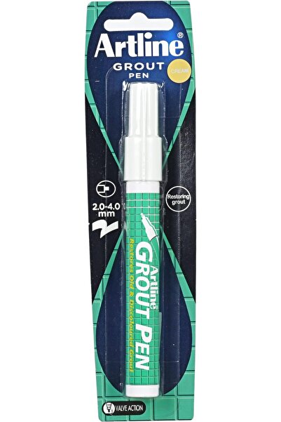 artline Grout Pen 419, Restored Old & Discoloured Grout, Flat Style Tip, Line...