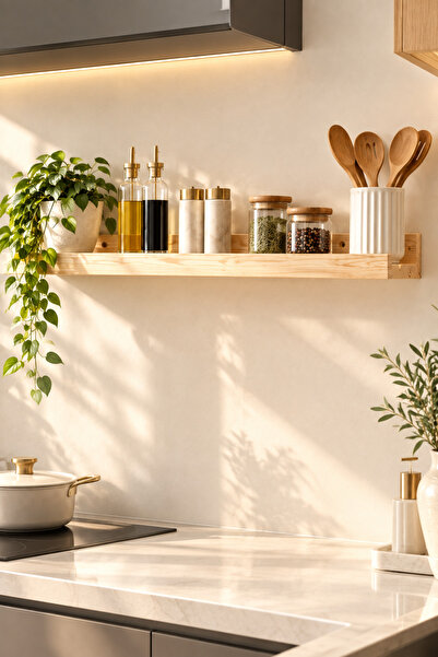 ACELEYOLLA NORDHAGG Çam Çerçeve Raf 45 cm – Duvar Tipi Dekoratif Kitaplık ve ...