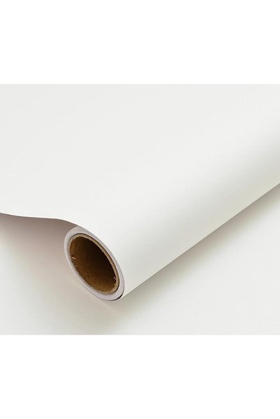 GENERAL Matte Putty White Contact Paper, Peel and Stick Self-Adhesive Thick W...