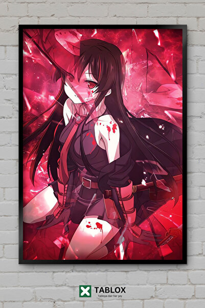 tablomaxtbx Akame Ga Kill Akame Anime Manga Mač Vojnica Devojka Okvir Izgled ...