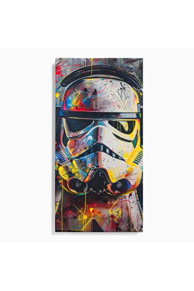Luxcanva Tablou Canvas Soldat Galactic Urban 50x100 cm pe Sasiu Lemn Star War...