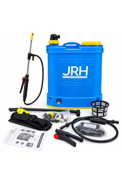 JRH Pompa de stropit vermorel 2 in 1 manuala si electrica rezervor 16L bateri...