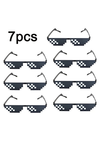Choice 7PCS 1-8pcs Mosaic Sunglasses Cool Party Vintage Shades Eyewear For Me...