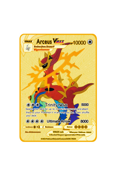 Choice 79 2026 NEW Pokemon Metal Card 10000 Points Arceus Charizard Super Car...