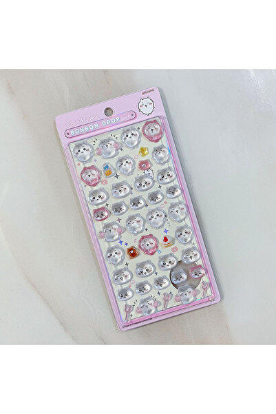 Choice A 3D Cute 1/4pcs Crystal Stickers Chiikawa Usagi Phone Case Decoration...