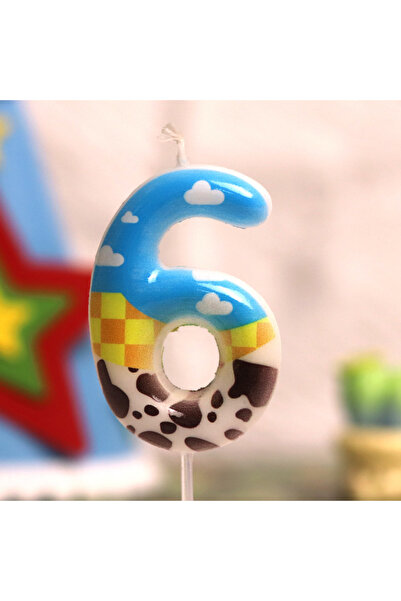 Hasbro شمعة - قطعة واحدة - 5 قطع من مستلزمات حفلات أعياد الميلاد المستوحاة من...