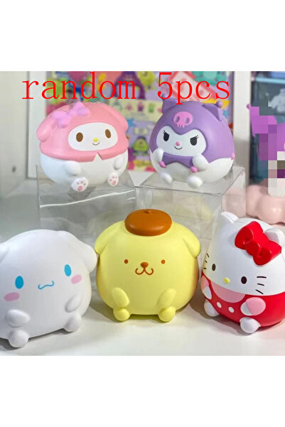 Choice random 5pcs 2026 New 1-5pcs Kawaii Hello Kitty Stress Tabas Soft Kurom...