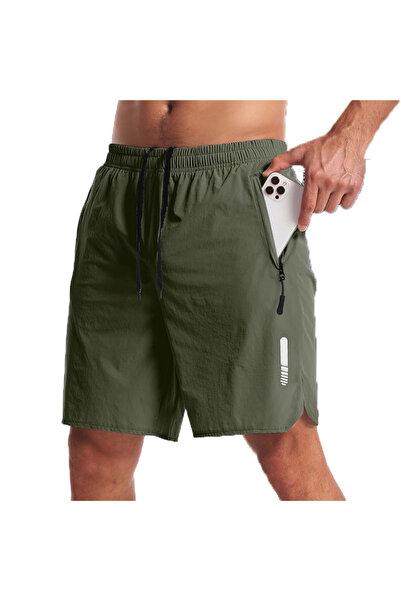 Choice EuUs L green Men's Sport Shorts Sportswear Summer Running Shorts Beach...