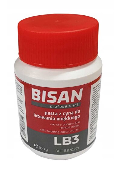 Bisan Pastă de flux pentru lipit, cu pensulă moale, 100g