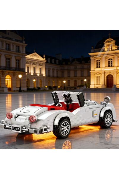 Choice Bagged Vintage Convertible Car Building Blocks, Classic Retro Vehicle ...
