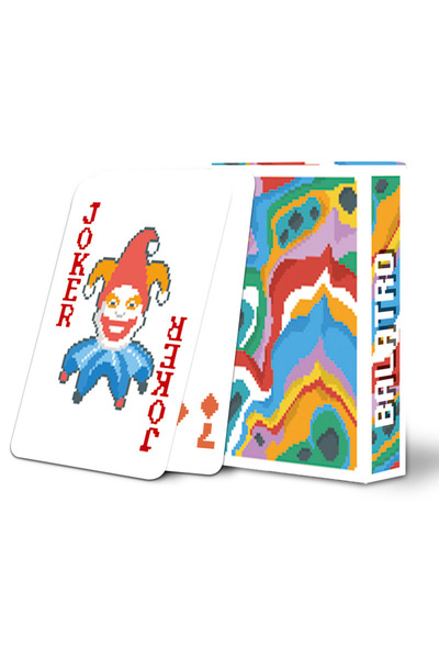 BANDAI 3 Classic Balatro Joker Poker Card Set Cartoon Kids Portable Playing H...
