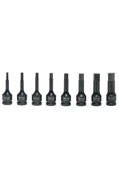 adler Set de chei tubulare hexagonale CR-MO 1/2 " 8 piese AD-08