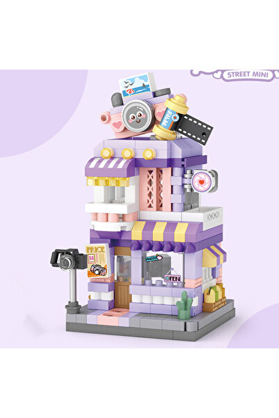 Choice no Box 350pcs Mini ABS Self-Locking Bricks Street View Blocks Panda Co...