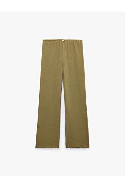 Koton Beli Lastikli Viskon Karışımlı Rahat Kesim Pijama Altı