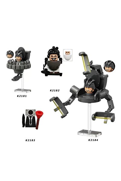 BANDAI KDL825 2026 New Skibidi Toilet Man Figures Blocks TvMan Titan Camerama...