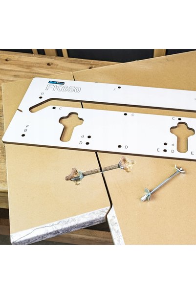 NO BRAND Șuruburi de fixare pentru îmbinarea blaturilor de bucătărie 65mm pac...
