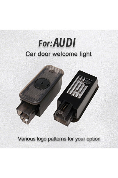 Choice 2PCS OOOO 2PCS Car LED high-definition welcome light for Audi A1 A3 A4...