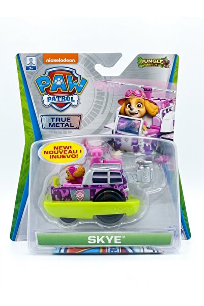 PAW PATROL سيارة نيكولودون جونجل ريسكيو ترو ميتال المصنوعة من المعدن المصبوب ...
