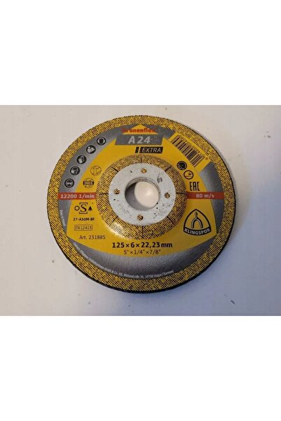 KLİNGSPOR Disc abraziv pentru metal 125x6,0 convex 231885 A24 EXTRA