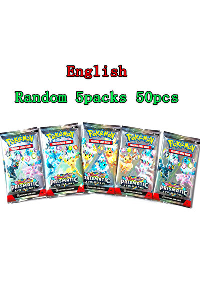 Choice Random 5 bag -S 40/100 Pcs Pokemon Card Prismatic 151 Evolutions Engli...