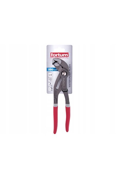 FORTUM Clește pentru țevi de instalații sanitare, reglabil, 250mm, 1-65mm, cu...
