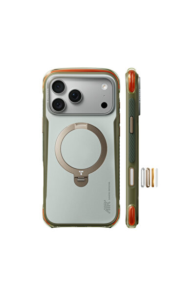 TORRAS iPhone 18 Pro Ostand Q3 Air Pro Standlı Magsafe Kapak