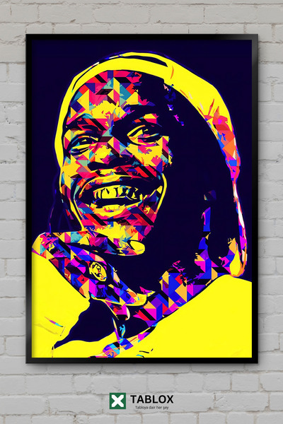 tablomaxtbx Asap Rocky Ράπερ Ράπερ Χιπ Χοπ Τραγουδιστής Μουσική Αφίσα με κορν...