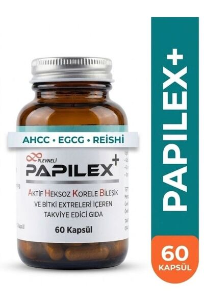 Papilex+ Ahcc Egcg Reishi Ve Bitki Ekstreleri İçeren Takviye Edici Gıda